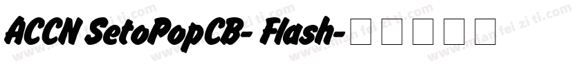 ACCN SetoPopCB- Flash字体转换